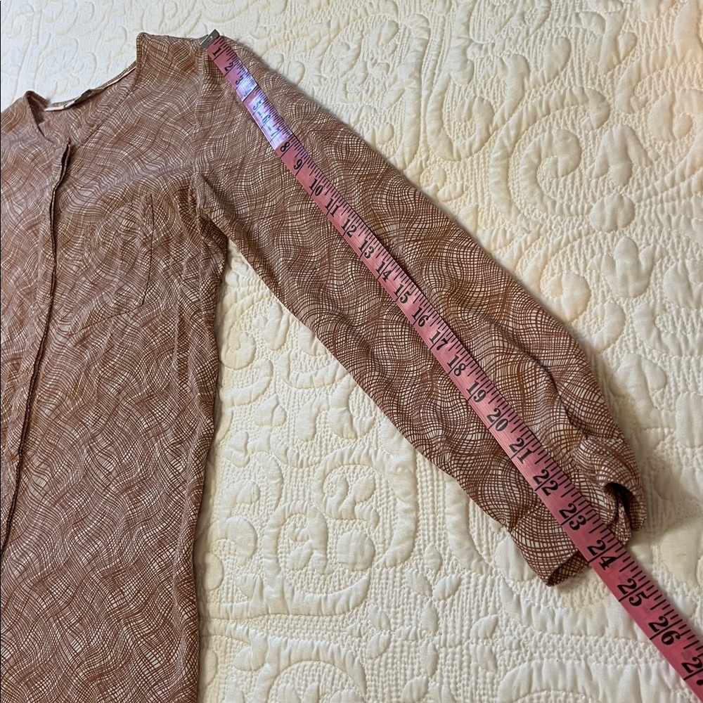 Boden Gwyneth Pink Cream Wavy Stripe Printed Button Up Long Sleeve Blouse Top 8 - Picture 14 of 14